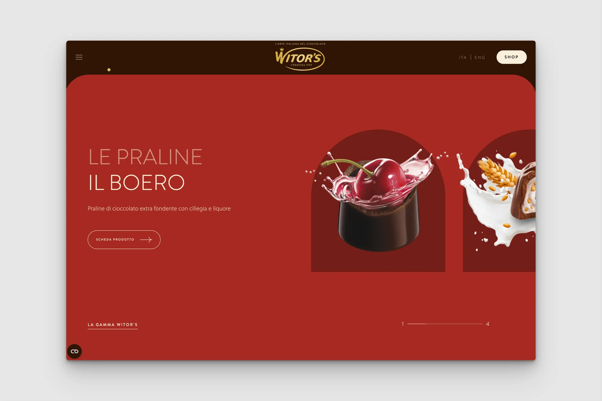 Witor's – Corporate Website for a Chocolate Brand in 80+ Countries